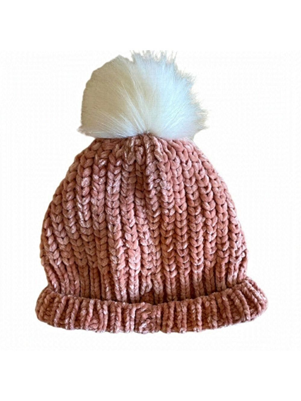 Garage Pink Pompom Hat One Size